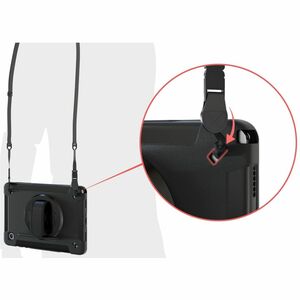 CTA Digital Carrying Case for 26.7 cm (10.5") Samsung Galaxy Tab A8 Tablet, Stylus - Drop Resistant, Impact Resistant - Ha
