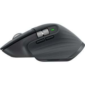 Logitech MX MASTER 3S Rato - Bluetooth/Radiofrequência - USB - Campo escuro - 7 Taste(n) - Grafite - 1 - Sem fios - 2.40 G