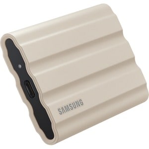 Samsung T7 MU-PE2T0K/WW 2 TB Portable Rugged Solid State Drive - External - Moonrock Beige - Desktop PC, MAC Device Suppor