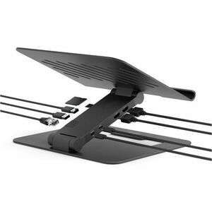 Station d'accueil Port Connect USB Type C pour Notebook, Ordinateur - Capacité de chargement - Lecteur de carte mémoire - 