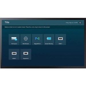 Samsung QM43B-T 109.2 cm (43") LCD Digital Signage Display - 24 Hours/7 Days Operation - Vertical Alignment (VA) - Touchsc