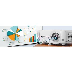 BenQ MH550 3D Ready DLP Projector - 16:9 - 1920 x 1080 - Front, Ceiling - 1080p - 5000 Hour Normal Mode - 10000 Hour Econo