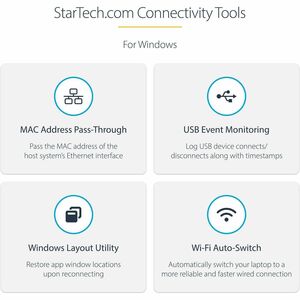 StarTech.com USB C Multiport Adapter-Docking Station, USB-C auf DP Alt/4k HDMI/VGA, Dual Monitor Laptop Dockingstation, 10