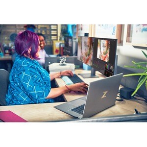 HP Z24q G3 24.0" Class WQHD LCD Monitor - 16:9 - Black, Silver - 60.5 cm (23.8") Viewable - In-plane Switching (IPS) Techn