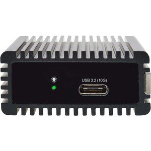 Tripp Lite series U457-1M2-NVME-L Drive Enclosure - USB 3.2 (Gen 2) Type C Host Interface - UASP Support External - Black 