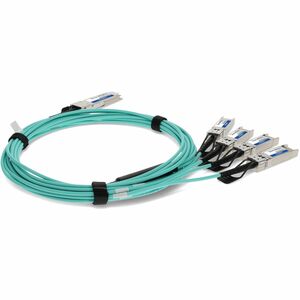 AddOn 4 m Fibre Optic Network Cable - 1 - TAA Compliant - Cable for Network Device - First End: 1 x QSFP+ Network - Male -