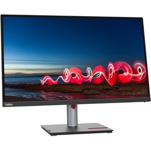 Moniteur LCD Lenovo ThinkVision T27h-30 27" Class Webcam WQHD - 16:9 - Noir corbeau - 68,6 cm (27") Viewable - Technologie