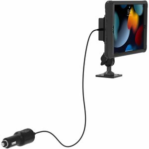 CTA Digital Vehicle Dash Mount Kit with Wireless Inductive Charging Case - 75 x 75, 100 x 100 - VESA Mount Compatible - Ru