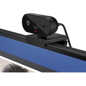 HP 325 Webcam - USB Type A - 1920 x 1080 Video - 66° Angle - Microphone - Notebook, Monitor