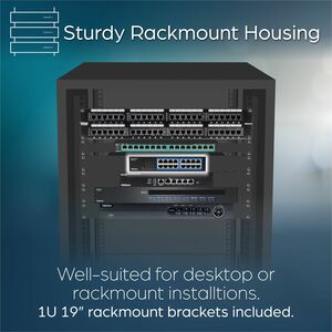 Commutateur Ethernet TRENDnet TEG-S17D 16 Ports - Gigabit Ethernet - 1000Base-T - Conforme aux normes TAA - 2 Couche suppo