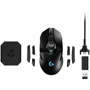 Logitech G LIGHTSPEED G903 游戏鼠标 - USB - 11 可编程按钮 - 有线/无线 - 可充电 - 25600 dpi - 倾斜轮 - 对称