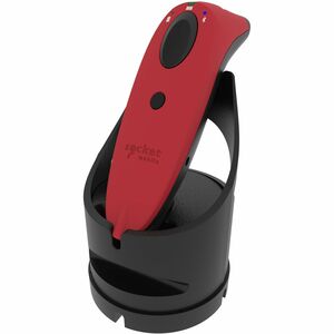 Socket Mobile SocketScan S720, Linear Barcode Plus QR Code Reader, Red & White Dock - Wireless Connectivity - 14.96" Scan 