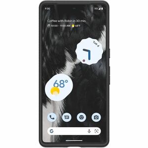 Spigen Liquid Air Case for Google Pixel 7 Smartphone - Geometric Design - Matte Black - 1 - Drop Resistant, Slip Resistant