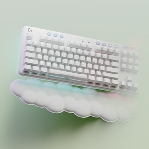 Logitech G G715 Gaming Keyboard - Wireless Connectivity - RGB LED - English - White - Mechanical Keyswitch - Bluetooth - 8