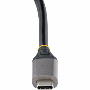 StarTech.com Hub USB C 4 Ports - 4x Ports USB-C, USB 3.1 10Gbps - Hub USB Portable avec PD Pass-Through 100W avec Câble de