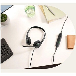 Jabra Engage 50 II Wired Over-the-ear Stereo Headset - Black - Binaural - Ear-cup - 50 Hz to 20 kHz - 160 cm Cable - MEMS 