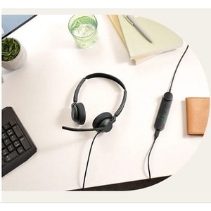Jabra Engage 50 II Wired Over-the-ear Stereo Headset - Black - Binaural - Ear-cup - 50 Hz to 20 kHz - 160 cm Cable - MEMS 