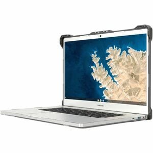 MAXCases Extreme Shell-L Rugged New Case for Samsung Chromebook, Notebook - Textured Grip - Black - Impact Resistant, Scra
