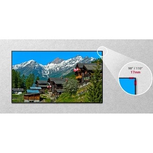 LG 110UM5J-B Digital Signage Display - 110" LCD - In-plane Switching (IPS) Technology - 16 Hours/ 7 Days Operation - 3840 