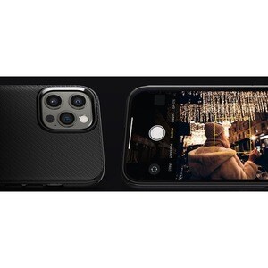 Spigen Mag Armor Case for Apple iPhone 12, iPhone 12 Pro Smartphone - Matte Black - Shock Absorbing, Scratch Resistant - T