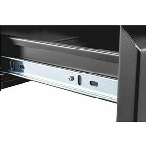 Digitus Schublade - 5 kg Belastbarkeit - 513 mm Breite x 480 mm Tiefe x 108 mm Höhe - Stahl - Mattschwarz - 1 - Stabil