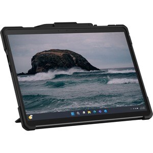 Urban Armor Gear Metropolis Rugged Case for Microsoft Surface Pro 10, Surface Pro 11, Surface Pro 9 Tablet, Stylus - Black