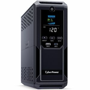 CyberPower CP1350AVRLCD3 Intelligent LCD UPS Systems - 1350VA/815W, 120 VAC, NEMA 5-15P, Mini-Tower, 12 Outlets, LCD, $500