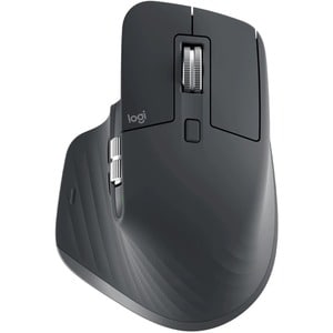 Logitech MX MASTER 3S Mouse - Darkfield - Wireless - Bluetooth/Radio Frequency - 2.40 GHz - Rechargeable - Graphite - USB 