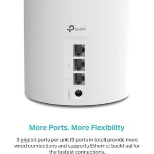 TP-Link Deco X55 Wi-Fi 6 IEEE 802.11ax Ethernet Drahtlos Router - Dualband - 2,40 GHz ISM-Band - 5 GHz UNII-Band - 2 x Ant