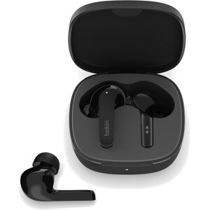 Belkin SOUNDFORM Flow Kabellos Ohrhörer Mono, Stereo Ohrhörerset - Schwarz - Binaural - In-Ear - 1000 cm Reichweite - Blue