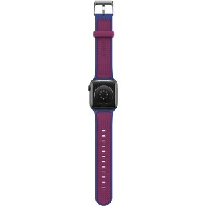 OtterBox Adjustable Watch Strap - Buckle Attachment - Blue - Silicon, Stainless Steel