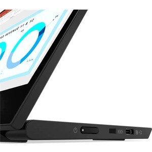 Lenovo ThinkVision M14d 14 Zoll Class LCD-Monitor - 16:10 Format - Schwarz - 35,6 cm (14 Zoll) Viewable - IPS-Technologie 