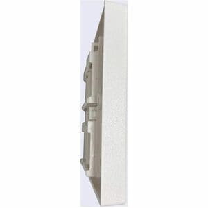 Eaton Tripp Lite Series 4-Port UK-Style Keystone Wall Plate, Unloaded Shuttered Module, White, TAA - 4 x Total Number of S