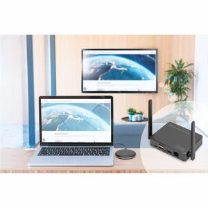 Digitus Click & Present Video Extender Transmitter/Receiver - Wired/Wireless - 50 m RangeNetwork (RJ-45) - 4 x USB - 2 x H