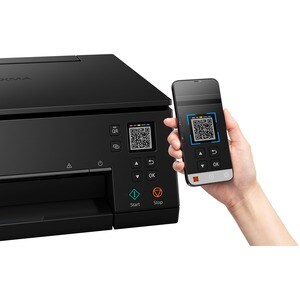 Canon PIXMA TS6350a Sem fios Impressora multi-funcional de jato de tinta - Cor - Preto - Copiadora/Impressora/Scanner - 48