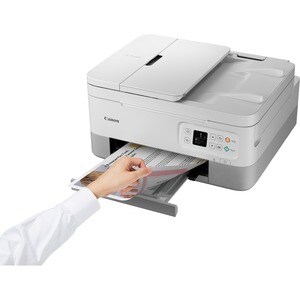Canon PIXMA TS7451a Sem fios Impressora multi-funcional de jato de tinta - Cor - Branco - Copiadora/Impressora/Scanner - 4