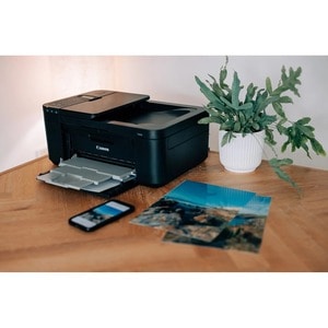Canon PIXMA TR4650 Sem fios Impressora multi-funcional de jato de tinta - Cor - Copiadora/Fax/Impressora/Scanner - 4800 x 