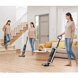 Tineco FW050600US Upright Vacuum Cleaner - Bagless - 9" (228.60 mm) Cleaning Width - Linoleum Floor, Laminate Floor, Hardw