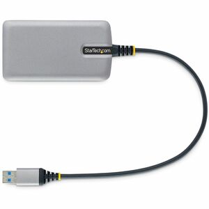 StarTech.com USB Hub - USB 3.2 (Gen 1) Type A - Portable - Space Gray - UASP Support - 5 Total USB Port(s) - PC, Mac, Chro