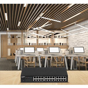 Switch Ethernet Edimax GS-1024 24 Porte - Gigabit Ethernet - 10/100/1000Base-T - 3 Layer supportato - Modular - 19 W Consu