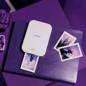 Canon Zoemini 2 Zero Ink Printer - Colour - Photo Print - Portable - White - Colour - 50 Second Color - 314 x 500 dpi - An