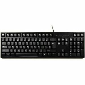 Port Keyboard & Mouse - AZERTY - French - USB Type A Cable Keyboard - 104 Key - Keyboard/Keypad Color: Black - USB Type A 
