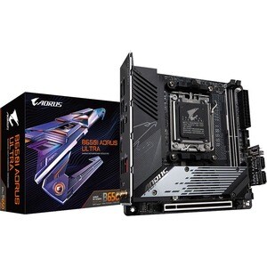 Aorus B650I ULTRA Gaming Desktop Motherboard - AMD B650 Chipset - Socket AM5 - Mini ITX - Ryzen 7 Processor Supported - 64