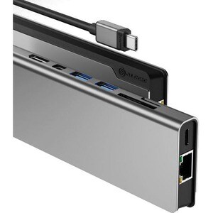 Alogic Ultra Dock PLUS Gen 2 USB Type C Docking Station for Notebook/Tablet/Workstation/Monitor - 100 W - Space Gray - 2 D