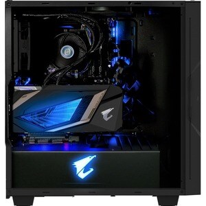 Aorus C300 GLASS Computer Case - Micro ATX, ATX Motherboard Supported - Mid-tower - Steel, Plastic, Tempered Glass - Black