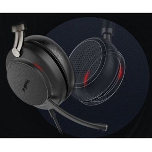 Yealink Premium UH38 Wired/Wireless Over-the-head Stereo Headset - Black - Binaural - Ear-cup - 1000 cm - Bluetooth - 32 O