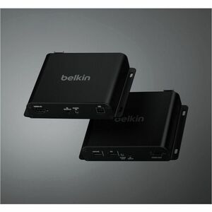 Belkin Extender Receiver Copper CAT6 - Universal Video - 4K - 3840 x 2160 Maximum Video Resolution x Network (RJ-45) x USB