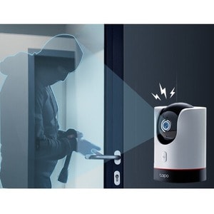TP-Link Tapo C225 2K Network Camera - Colour - Infrared Night Vision - H.264 - 2560 x 1440 - 4 mm Fixed Lens - 15 fps - Al