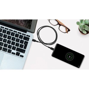 Belkin USB-C to USB-C Cable (2m / 6.6ft, Black) - 2.01 m USB-C Data Transfer Cable for Smartphone, Tablet, Notebook, AirPo
