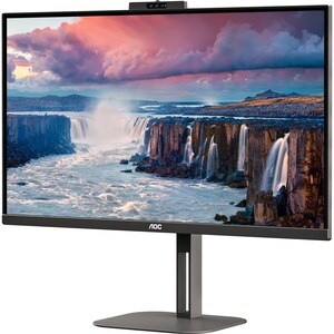 AOC Value-line Q27V5CW/BK 27" Class Webcam WQHD Monitor LCD - Preto - 68.6 cm (27") Viewable - Tecnologia IPS (In-plane sw
